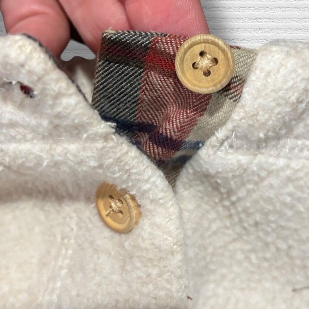 Vtg 90s Disney Catalog Winnie the Pooh Tigger Fall Fleece Henley Sweatshirt S - Picture 11 of 11